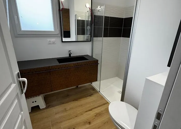 Maison Pilotis 12 Pers 50m 別荘 *